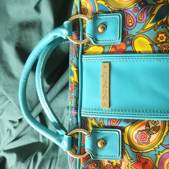 Double Dutch Bag Tote Paisley EUC 15" X 12" - Picture 4 of 4